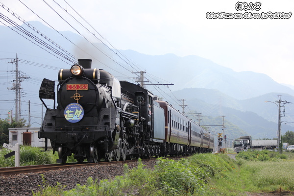 C58 363号機七夕ヘッドマーク