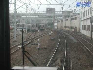 下り列車から
