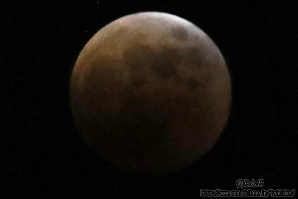 皆既月食始まる（19:16頃）