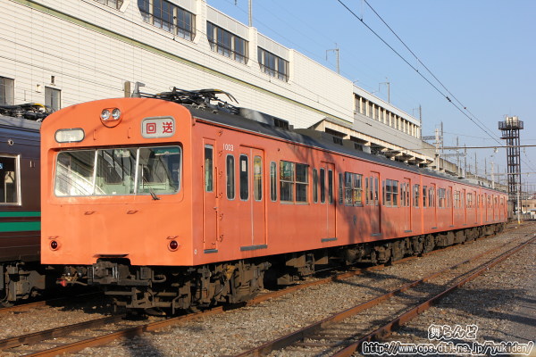 最後の走りを終えた1003F（その２）