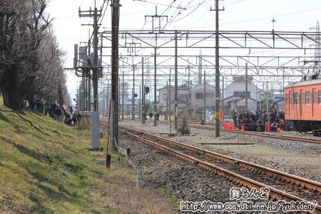 広瀬川原車両基地での撮影会の様子（その２）