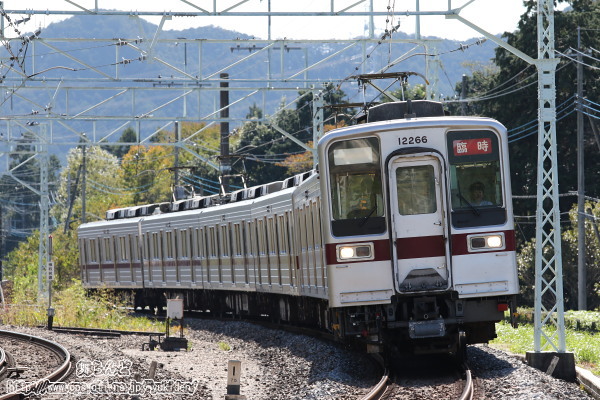 下り臨時列車（11451F＋11266F／10月21日）
