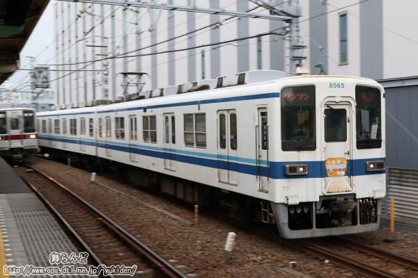 2023年秋の全国交通安全運動のヘッドマークを付けた8565F（その2）