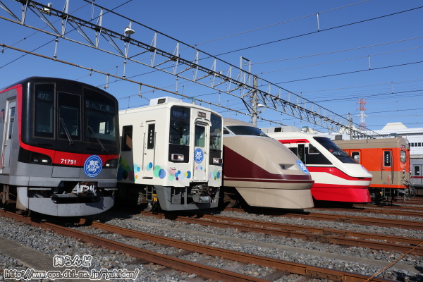 車両撮影会に為に揃えられた車両（その3）
