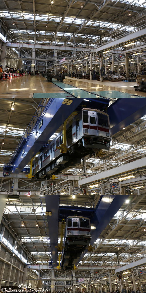 車両移動デモンストレーションの様子（その1）