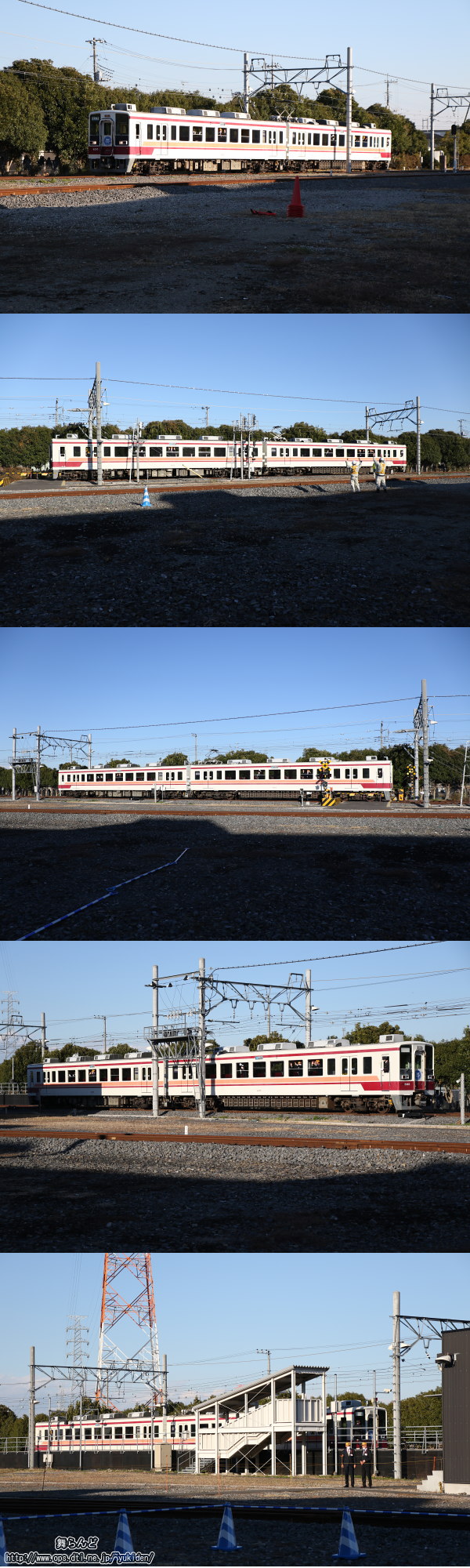 6050型運転体験で訓練線を走行していた6165F