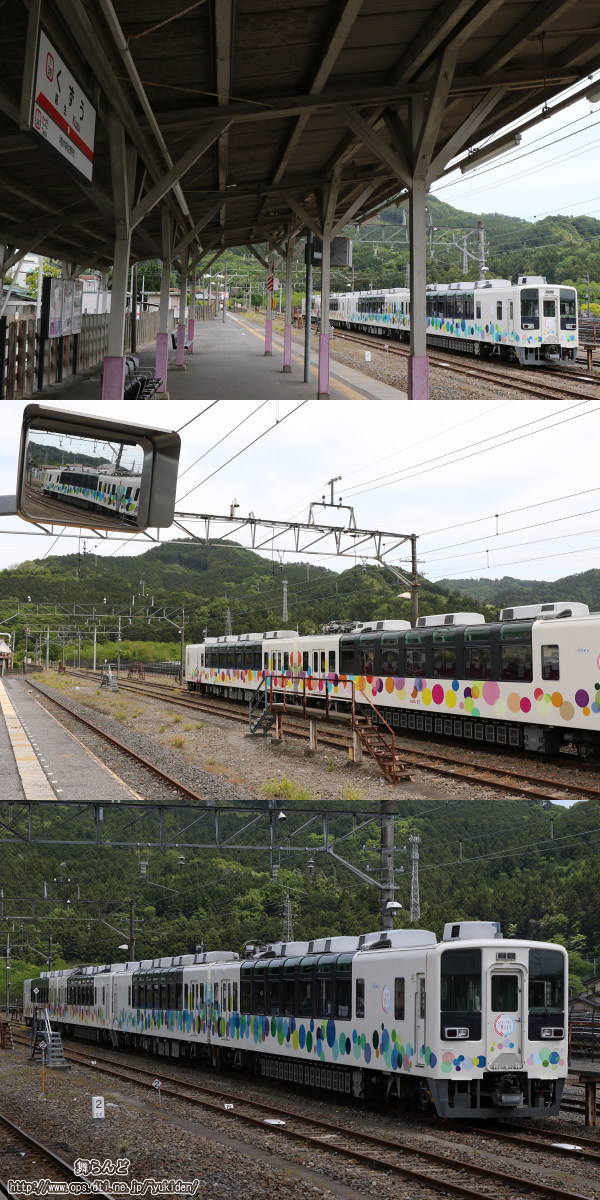葛生駅に留置されたスカイツリートレイン（その2）