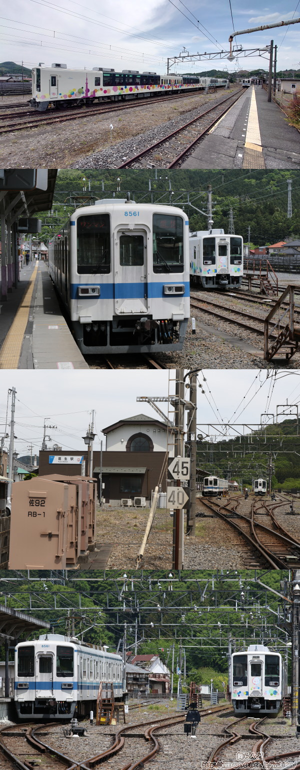 葛生駅に留置されたスカイツリートレイン（その3）