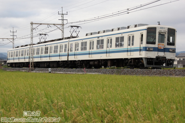 2024年秋の全国交通安全運動のヘッドマークが付けられた805F（その2／構図編集）