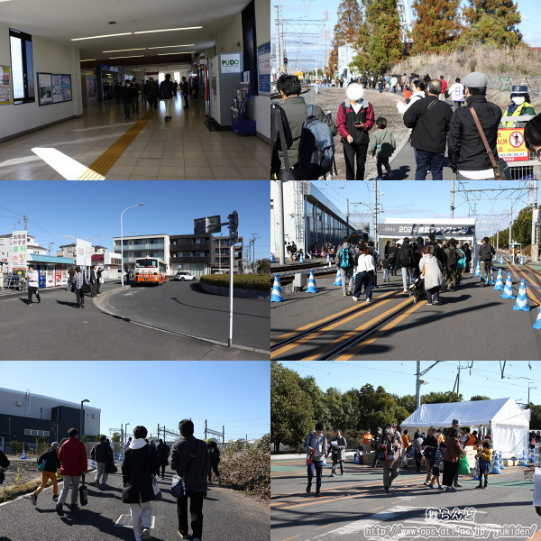 南栗橋駅からファンフェスタの会場へ