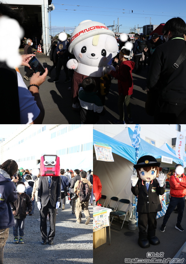 会場内で見かけたキャラクター達