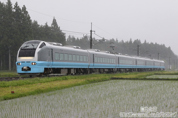 E653系K71編成による常磐日光号