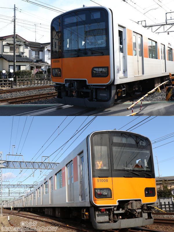 引き上げ線から羽生駅へ向かう51008F