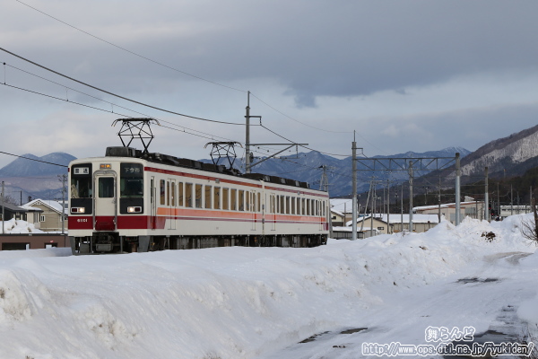 会津田島駅付近で撮影した61101F