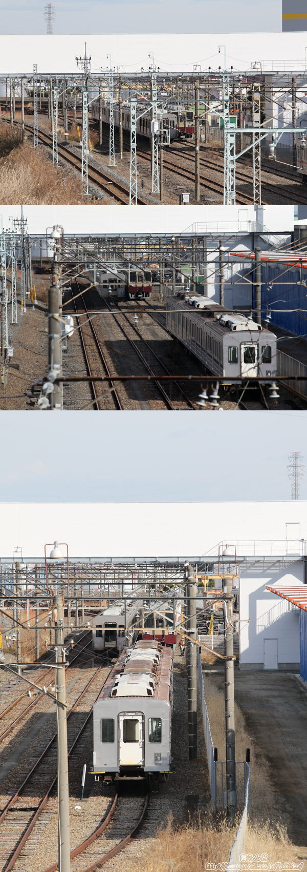 北館林に留置された6162Fと6173F（その3）