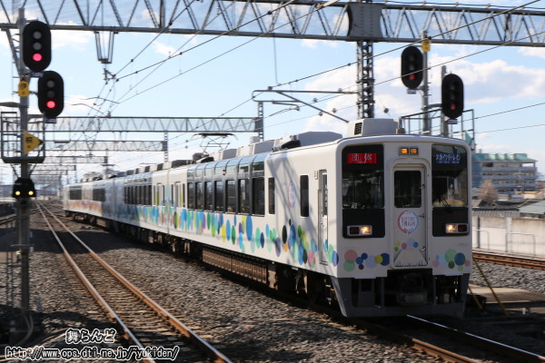 太田駅に到着したスカイツリートレイン