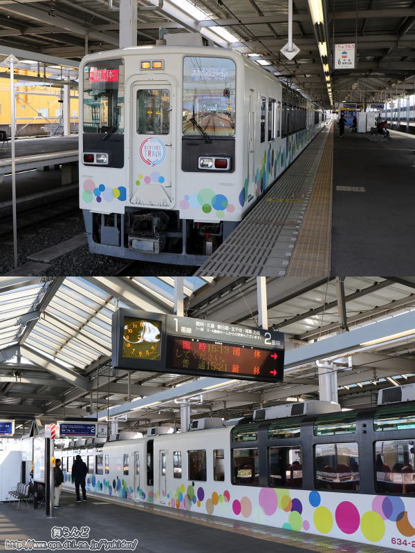 太田駅で停車中のスカイツリートレイン(上り方）