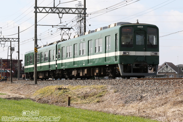 廃車回送される8568F（その1）