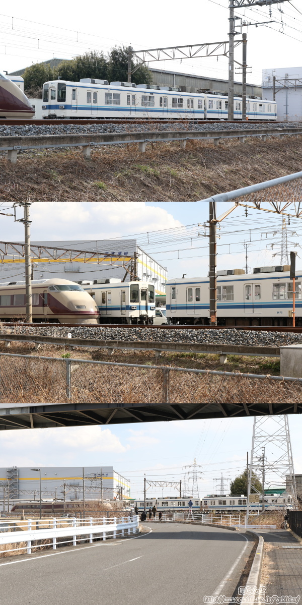 北館林に留置された8572F＋8574F