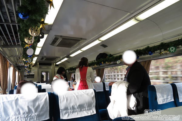 とちおとめ２５からの記念乗車証ト配布（DL大樹4号　12/22）