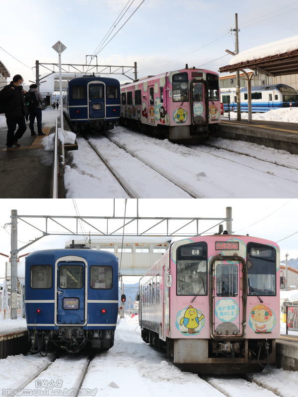 会津田島駅に停車中のDL大樹