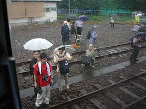 車内から