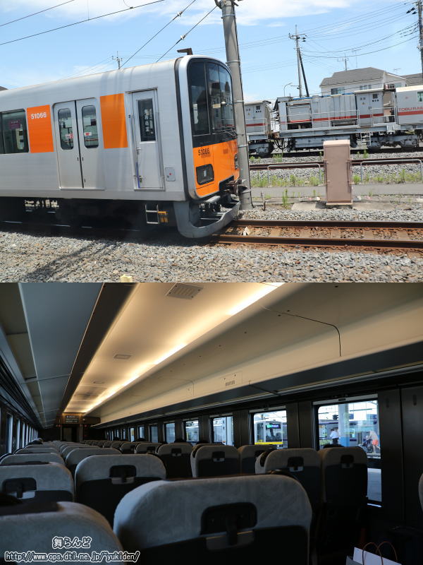 再び南栗橋駅入線