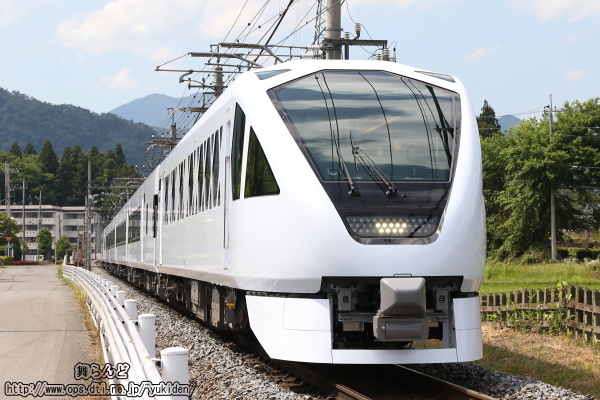 初めて場所で撮影した試運転中のN100系（復路）