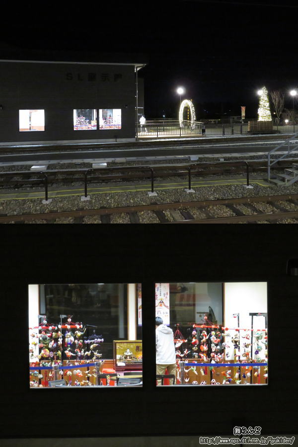 SL展示館のおひな様やつるし雛