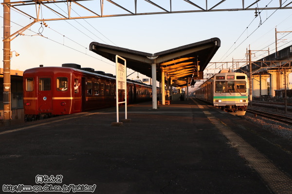 下り列車と交換したSL埼玉県民の日号