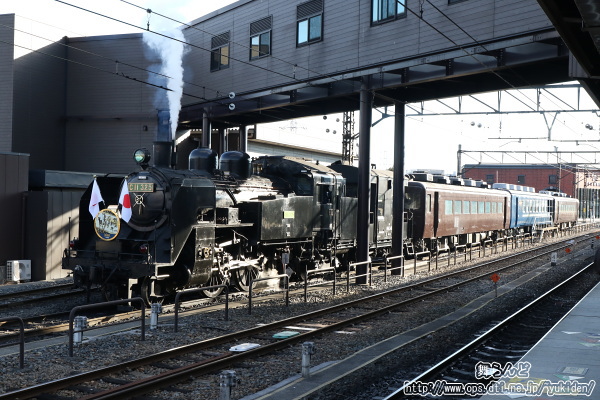 2026年最初の運転を待つSL大樹