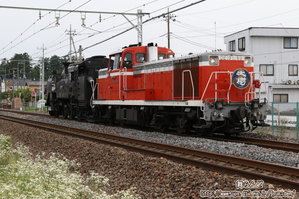 イベントを終えて南栗橋から下今市へと向かうDE10 1099＋C11 207臨時回送列車（その1）