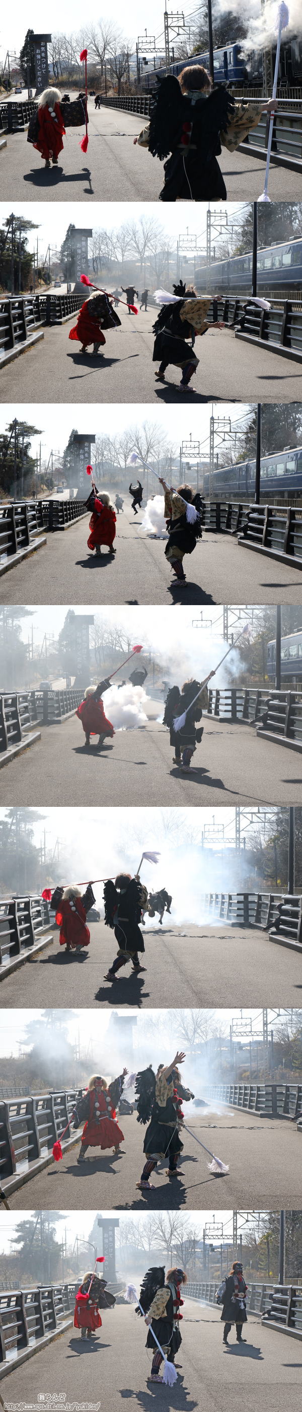 悪鬼衆と大天狗、烏天狗の戦闘（SL大樹5号／2月27日）