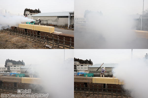 蛇抜け衆からの煙攻撃（2/19　SL大樹5号）
