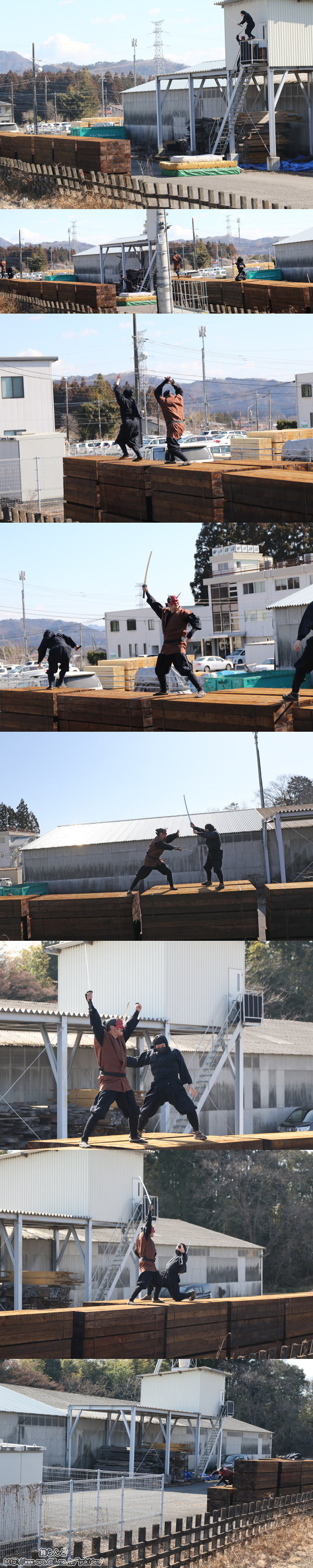 再び江戸忍者と鬼面盗賊との戦い（3/4　SL大樹1号）