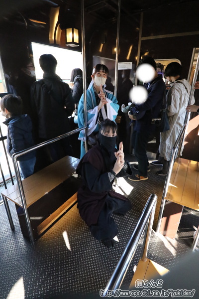 江戸忍者の方々とアテンダントさん（その4）