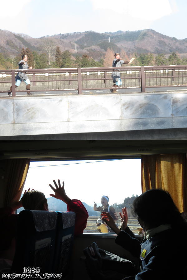 役人と泥棒達の追っかけ（砥川橋梁／国道121号立体交差部）