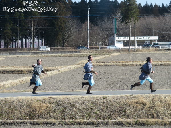 役人と泥棒達の追っかけ（大谷向～大桑）
