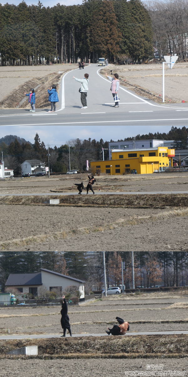 江戸忍者と風魔忍者の戦い
