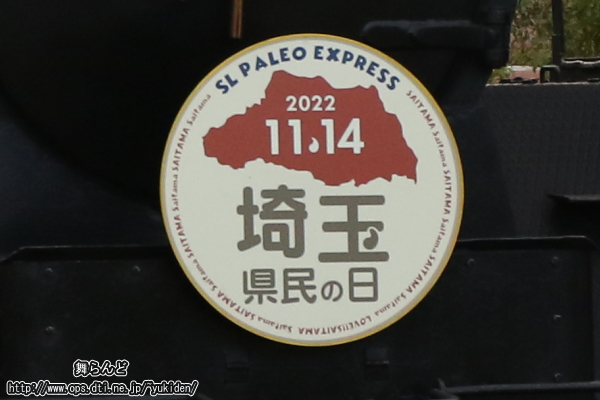 SL埼玉県民の日号のヘッドマーク