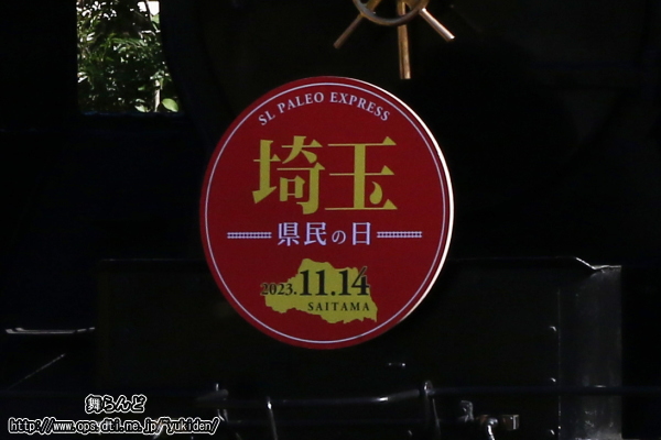 SL埼玉県民の日号のヘッドマーク