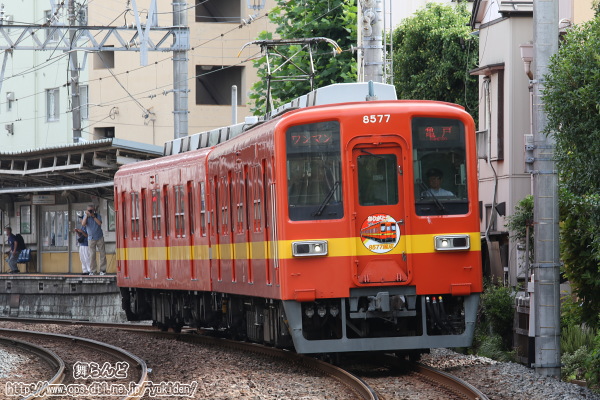 この日が亀戸線最後の運用となる8577F