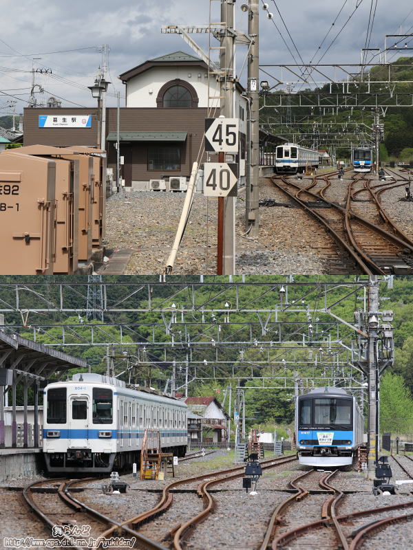 葛生駅に回送された61617F