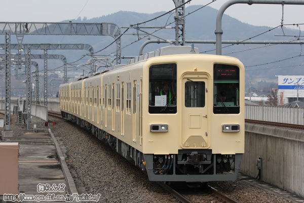 セイジクリームとなった81111Fの試運転（往路）