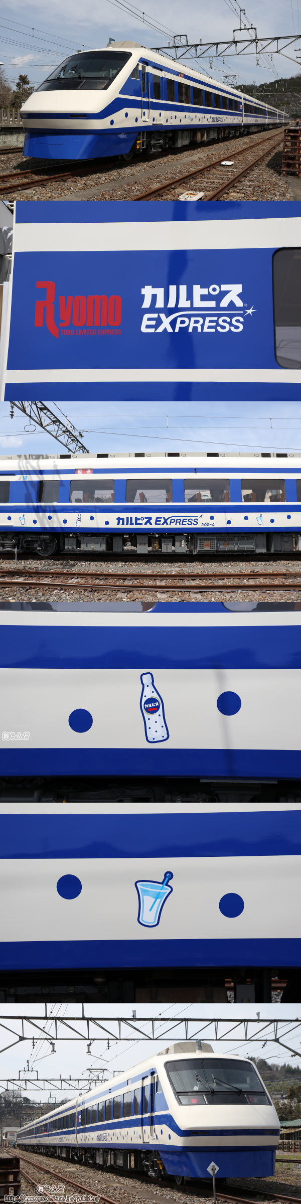 『りょうもう「カルピス」EXPRESS』に施されたラッピング
