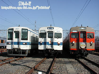 8000系3形態の並び