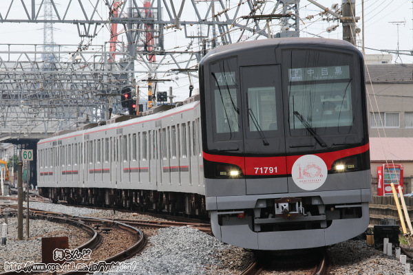 東京スカイツリータウン開業10周年記念ヘッドマークを付けた71791F