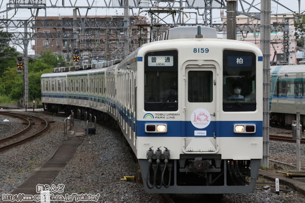 東京スカイツリータウン開業10周年記念ヘッドマークを付けた8159F（その2）