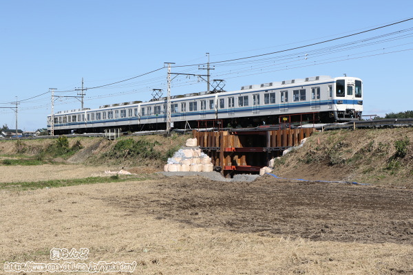 山側から撮影した姿川第二避溢橋梁（その２）